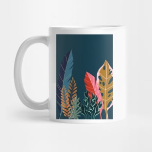 Giant colorful leaves Mug